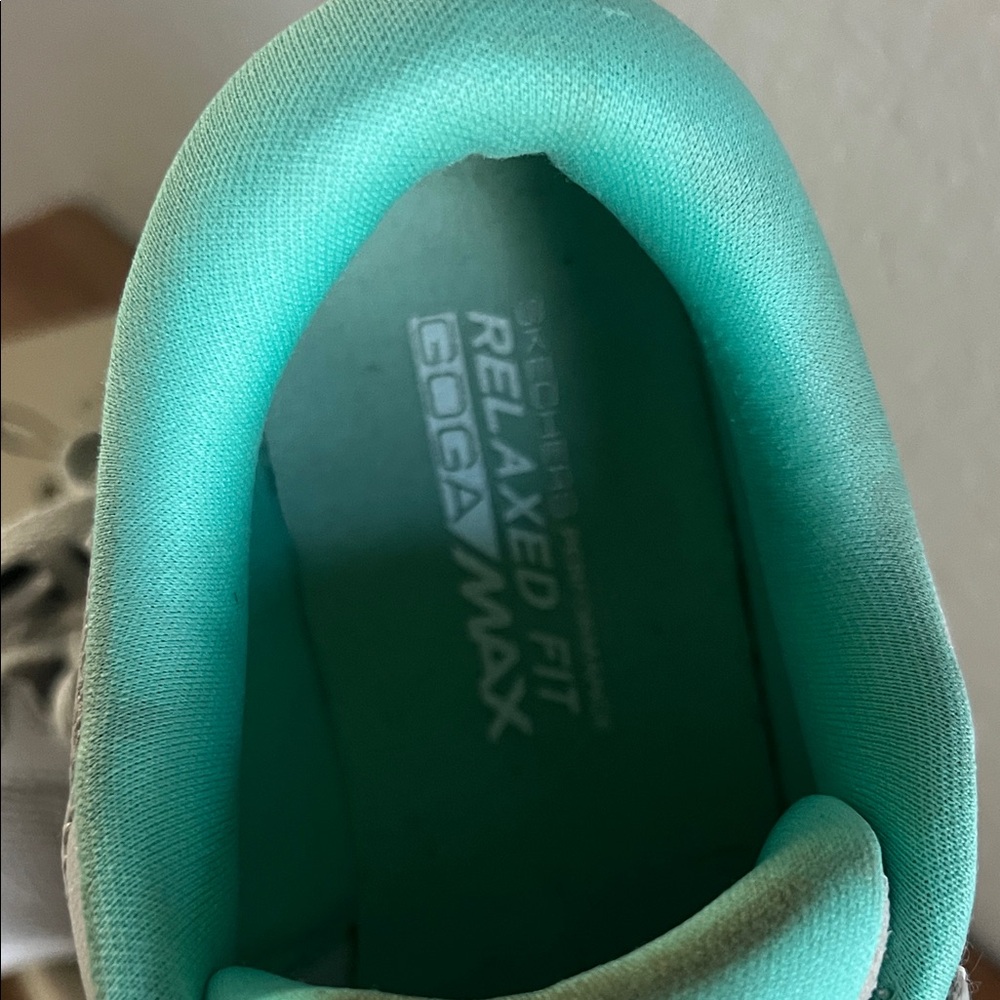 Skechers Women's Gray and Teal Golf Shoes - Picture 4 of 8